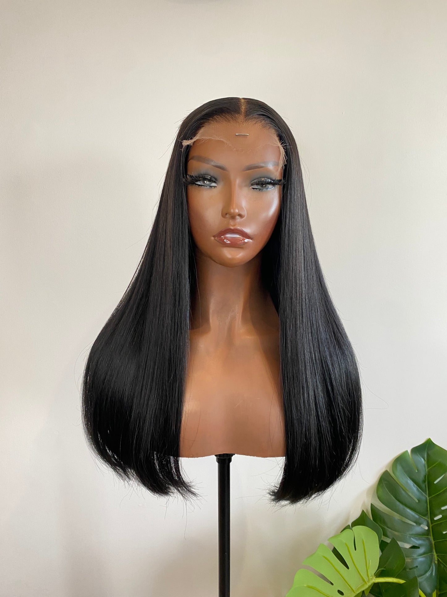 Jet Black Blunt Cut Wig