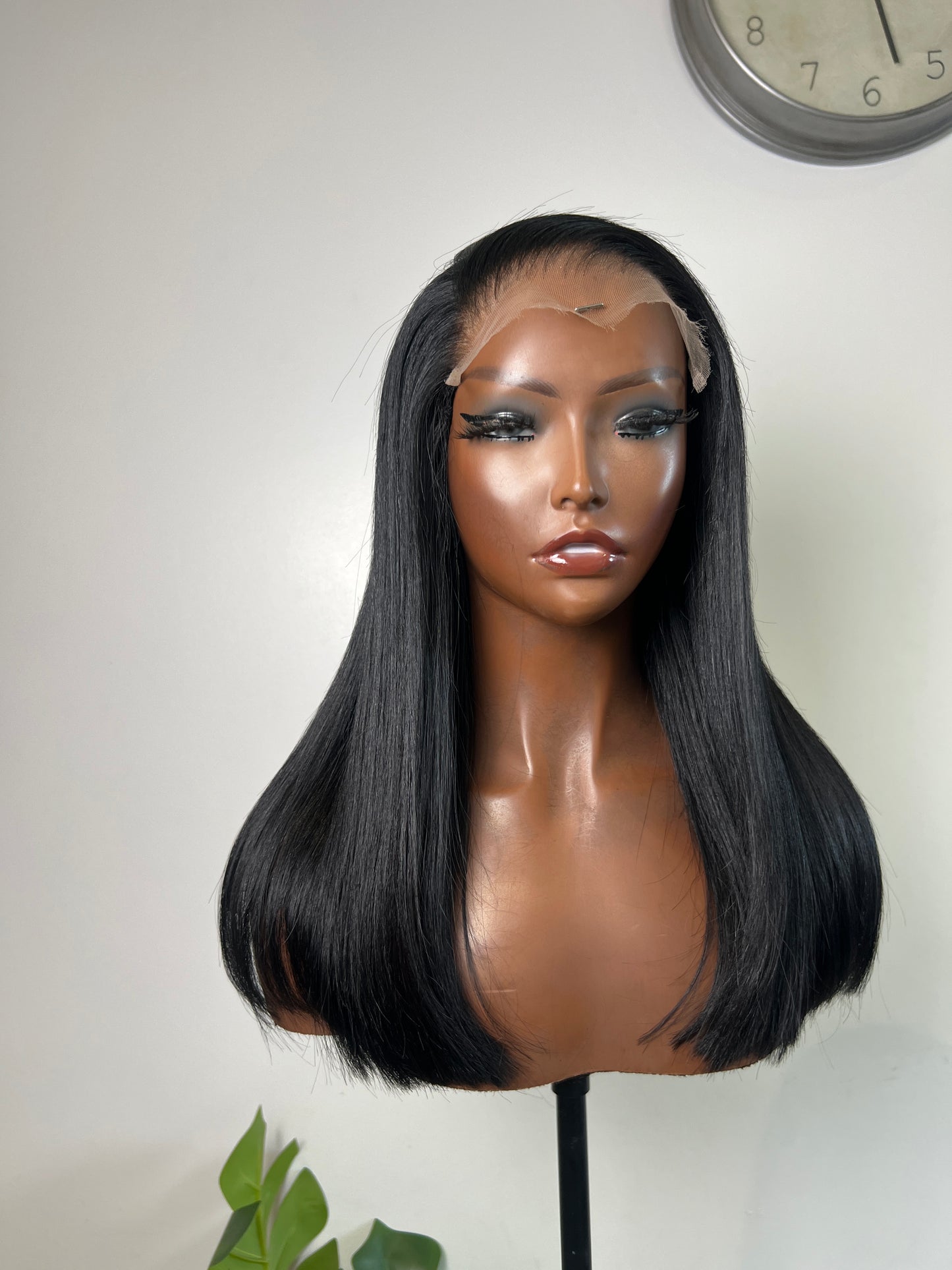 Jet Black Blunt Cut Wig